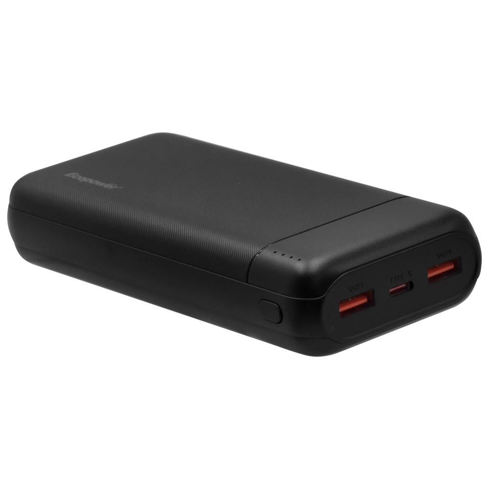 Carregador Port Til Ecopower Ep C Mah Usb Type C Preto