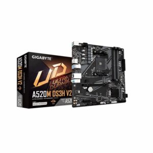 Placa Mãe Gigabyte A520M DS3H V2 Socket AM4 / DDR4