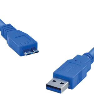 Cabo Para Hd Ext. Usb 3.0 A Macho P/ Micro Usb B Macho - 1,2 Metros U3Ambmc-12