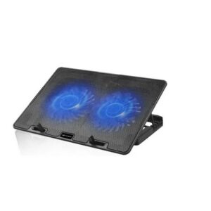 Base Cooler Para Notebook Com 2 Ventiladores E 4 Niveis De Altura - Ac392