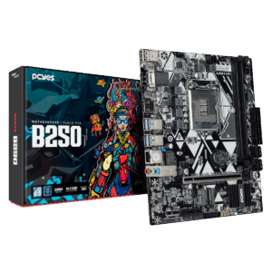 Placa Mãe Pcyes B250 Lga 1151 2Xddr4 (Max 64Gb) M.2 Nvme 4Xusb 3.2, 2Xusb 2.0 Rede 1000 Hdmi/Vga/Dp M-Atx - Pcyb250-9G64