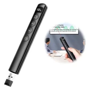 Apresentador Slides Inova Cases USB Laser Compatível Windows Mac Android