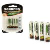 Pilha Recarregável 2700mAh AAA - SONGPUS