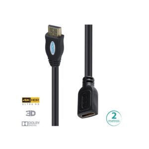 Cabo Extensor Hdmi 2.0 4K C/ Filtro 2M H20F-2