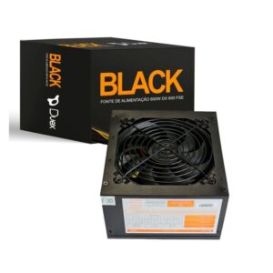 Fonte de Alimentação Duex Black 600W Bivolt 60/50Hz C/ Cabo - DX 600FSE