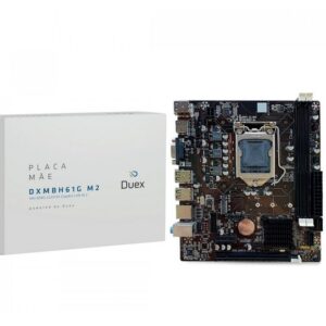 Placa Mãe Duex DXMBH61G M.2, Chipset H61, Intel LGA 1155, MATX, DDR3