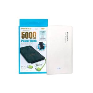 Carregador Portatil PINENG Modelo PN-952 5.000 mAh com Cabo Tipe-c, Lightining, e micro USB