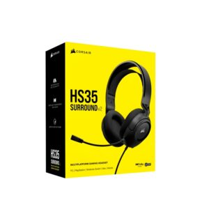 Headset Gamer Corsair HS35 Surround V2 / Com Fio - Preto