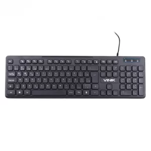 Teclado Vinik Chocolate Slim, USB, Resistente a Respingos, ABNT2, Preto ? TC100