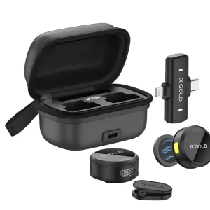 Microfone De Lapela Sem Fio Magnético 2 Em 1 BASIKE Lightning